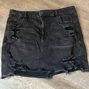 Black American eagle skirt